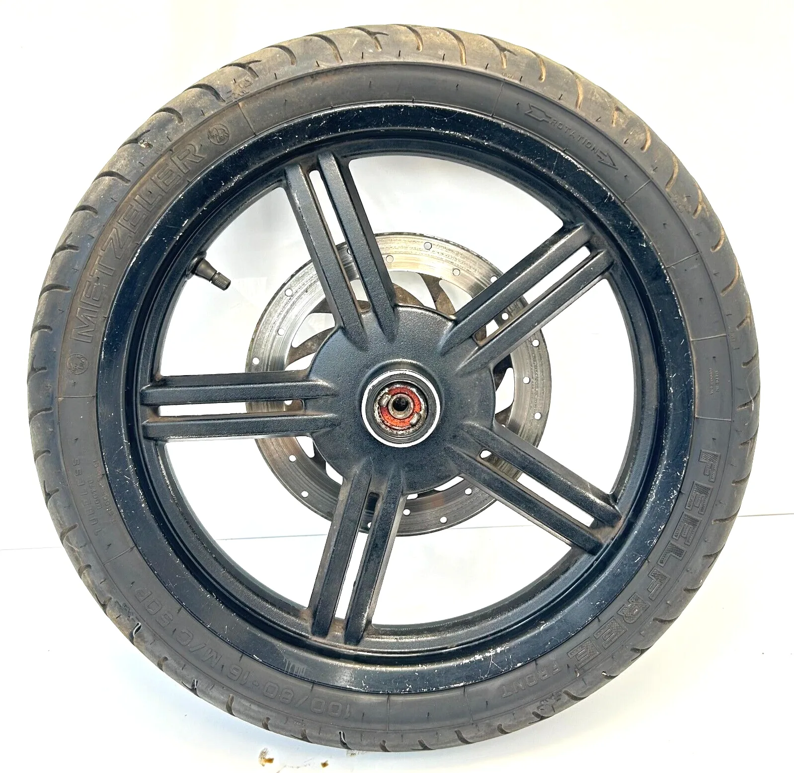 RUOTA ANTERIORE KYMCO AGILITY 50 R16 (ANNO 2008) CERCHIO + GOMMA 100/80 R16