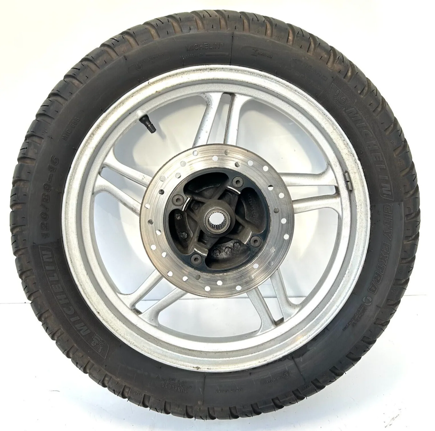 RUOTA ANTERIORE MALAGUTI CENTRO 160 I.E. (2007-2011) CERCHIO + GOMMA 100/80 R16