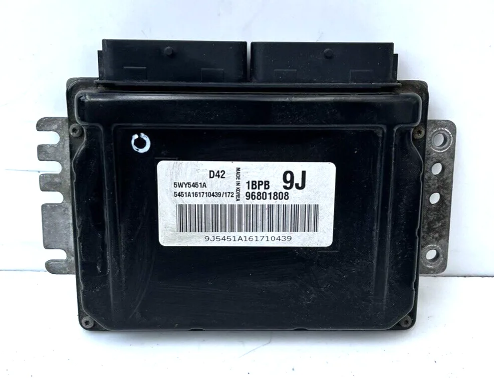 CENTRALINA MOTORE ECU CHEVROLET MATIZ 1.0 5WY5451A / 1BPB 96801808