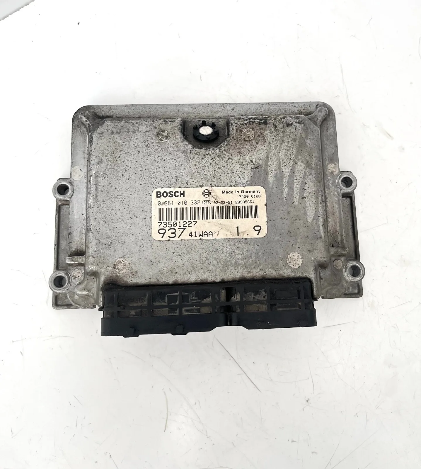 CENTRALINA MOTORE ECU ALFA ROMEO 1.9 JTD (85 Kw)(ANNO 2002)  73501227 0281010332