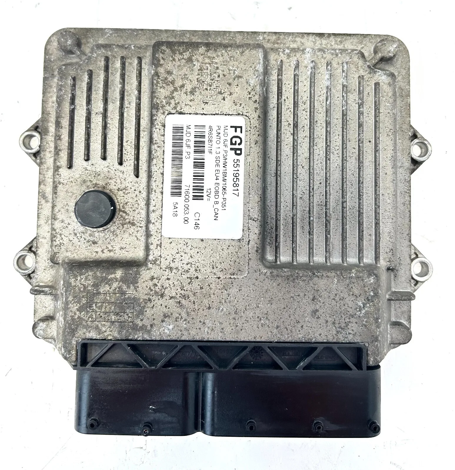 CENTRALINA MOTORE FIAT GRANDE PUNTO 1.3 MULTIJET - 55195817 - MJD 6JF.P3