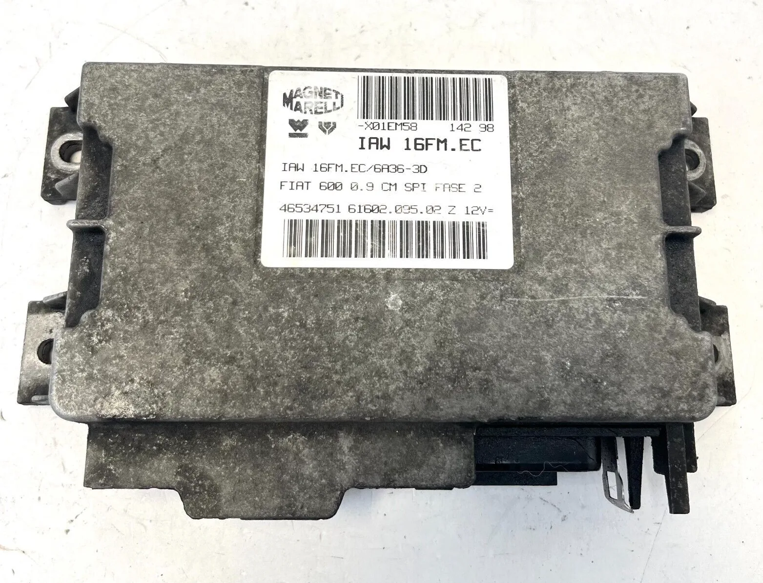 CENTRALINA MOTORE ECU FIAT SEICENTO 600 - 0.9 BENZINA - IAW 16FM.EC