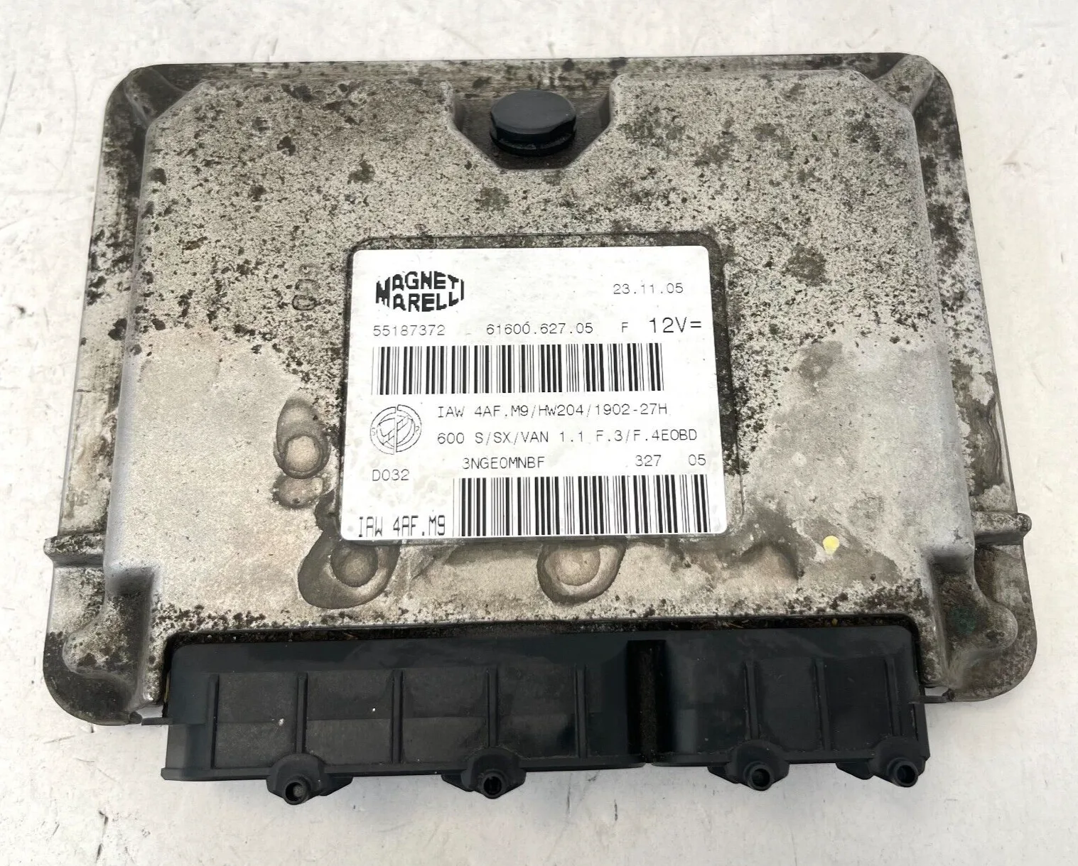 CENTRALINA MOTORE ECU FIAT 600 - 1.1 BENZINA - 55187372 - IAW 4AF.M9/HW204