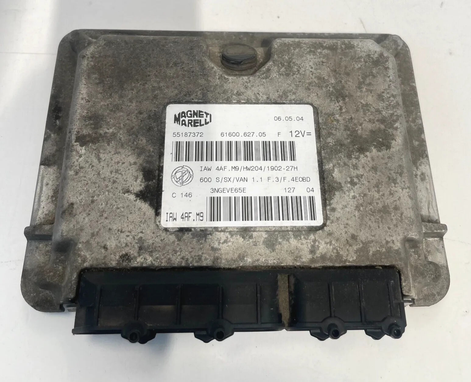 CENTRALINA MOTORE ECU FIAT SEICENTO / 600 - 1.1 BENZINA - 55187372 - IAW 4AF.M9