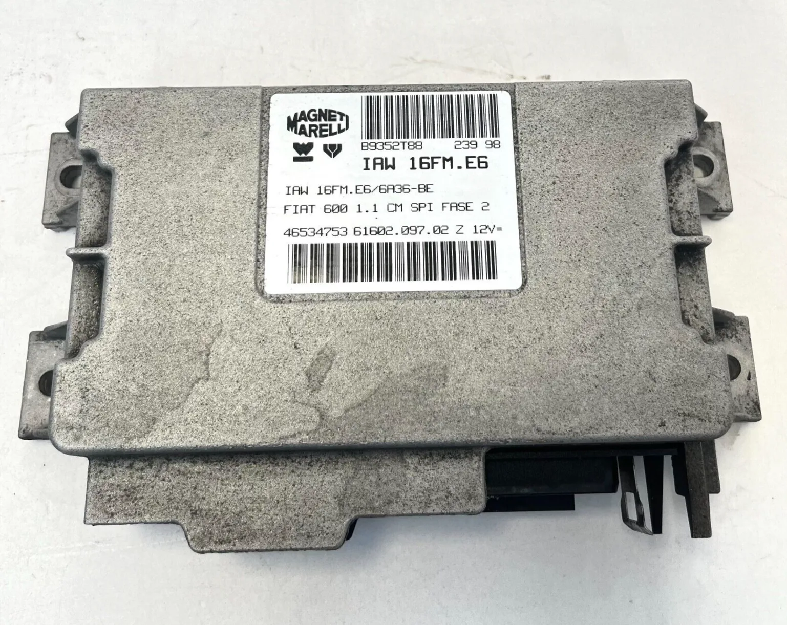 CENTRALINA MOTORE ECU FIAT SEICENTO / 600 - 1.1 BENZINA - 46534753