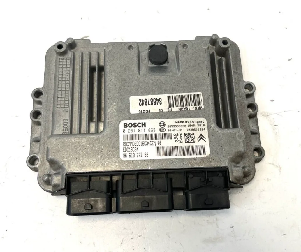 CENTRALINA MOTORE ECU PEUGEOT 307 1.6 HDI (ANNO 2006) 0281011863 - 9661377280