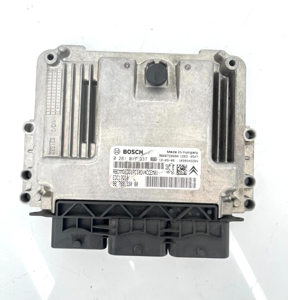 CENTRALINA MOTORE ECU CITROEN C3 - 2 SERIE 1.4 HDI (A51)(2009 - 2016) 9676833080