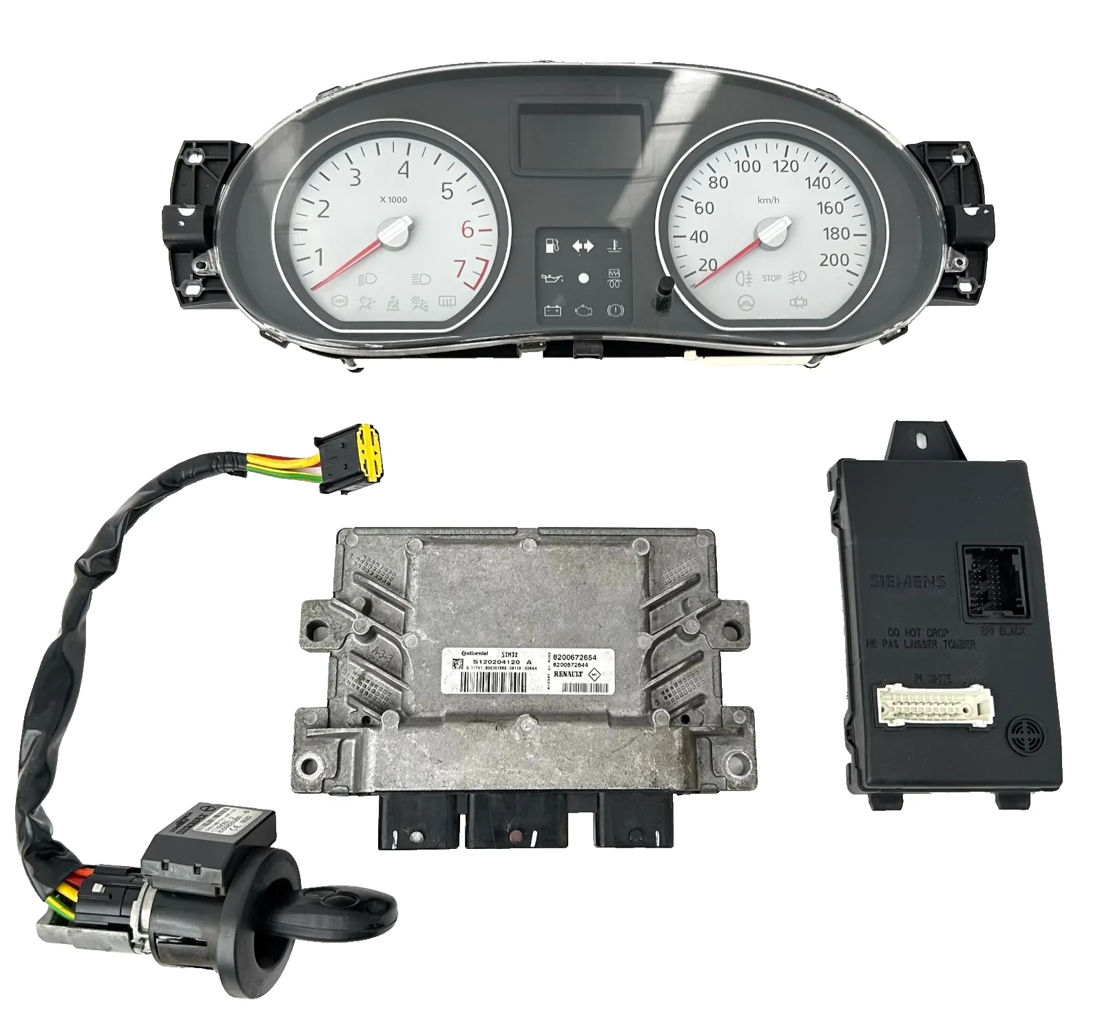 KIT CENTRALINA MOTORE DACIA SANDERO 1 SERIE (2008-2012) 1.2 BENZINA (56 KW)
