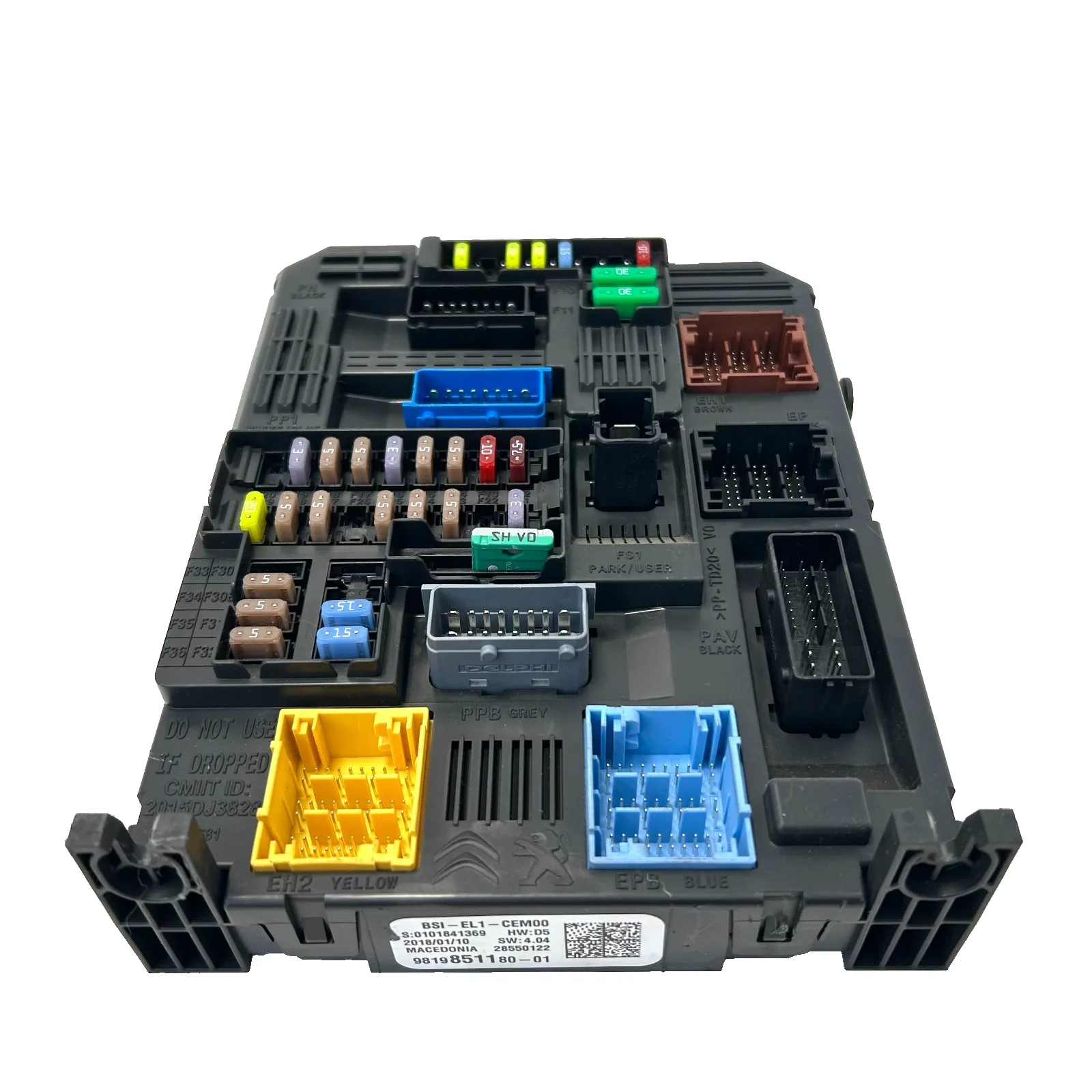 BODY COMPUTER CITROEN C3 3 SERIE 1.2 BENZINA (2016-2020) 9819851180