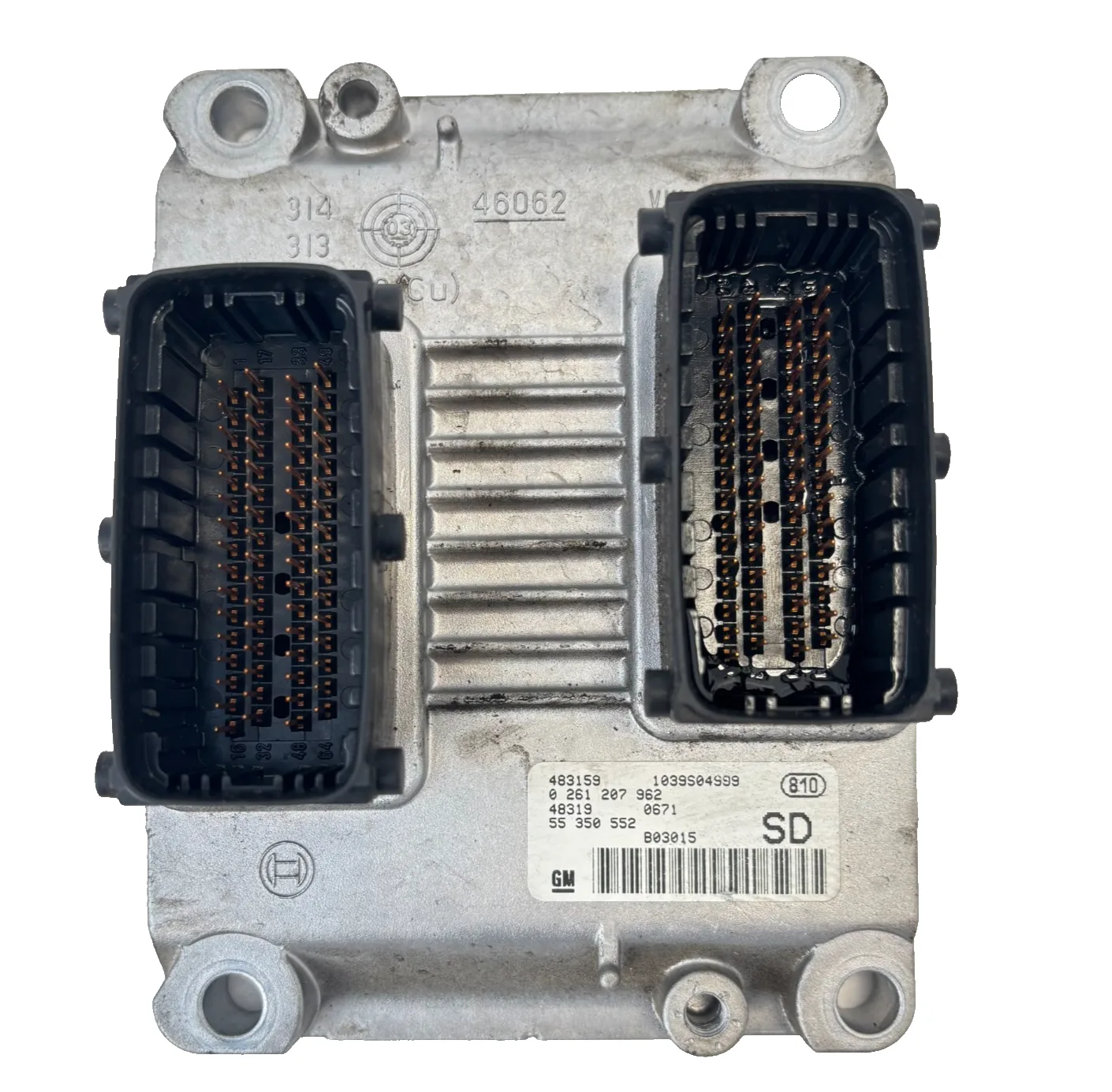 CENTRALINA MOTORE OPEL CORSA C 1.2 BENZINA (2000-2007) 55350552