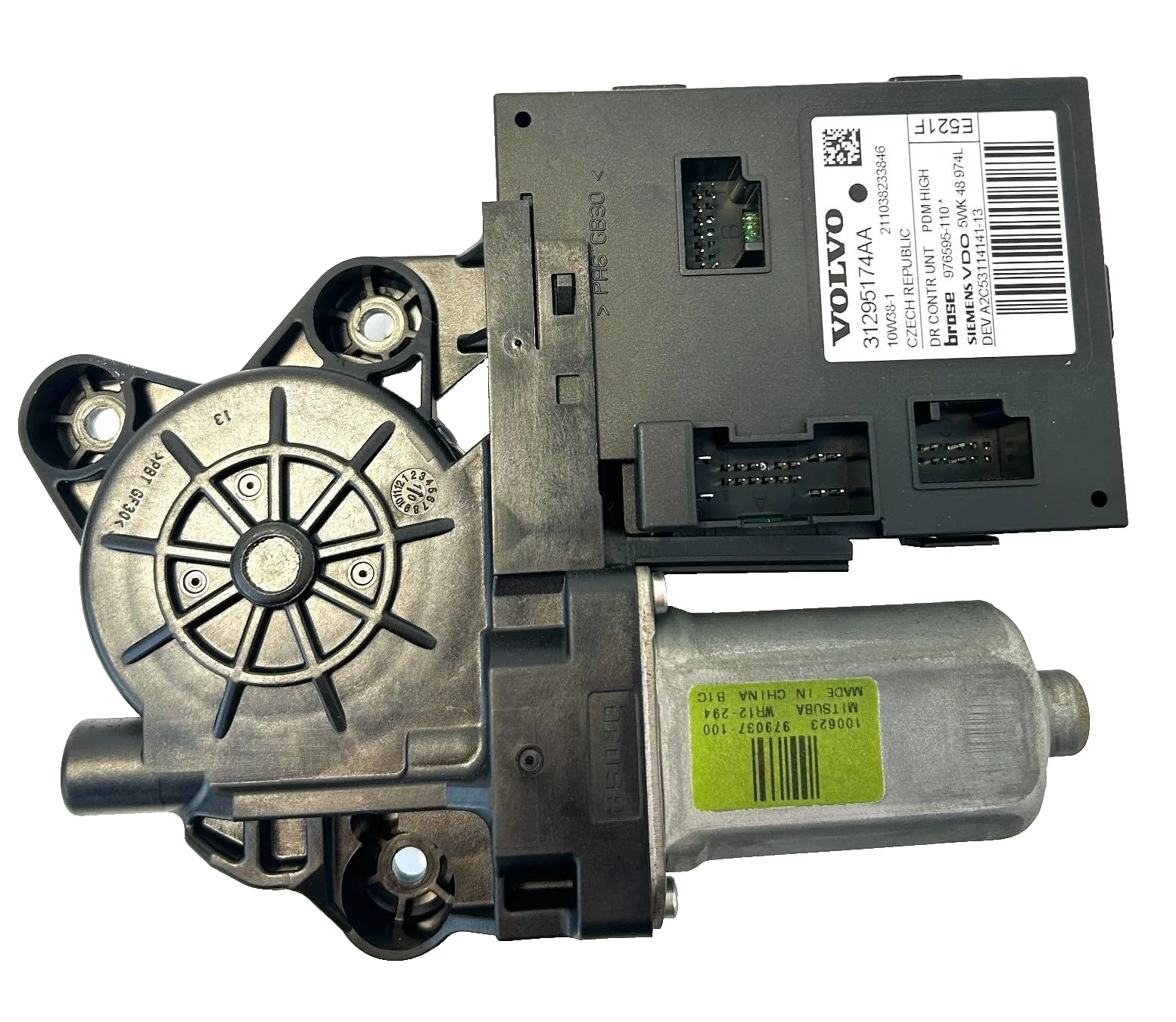 ALZACRISTALLO ANTERIORE DESTRO VOLVO C30 1.6 DIESEL (2009-2013) DX - 31295174AA