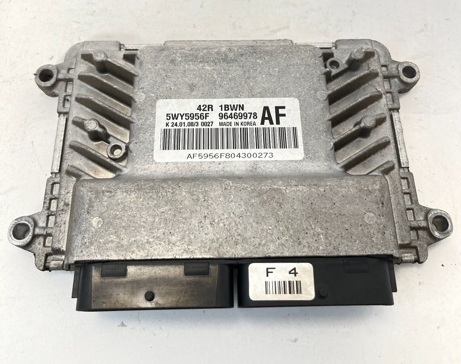 CENTRALINA MOTORE ECU CHEVROLET AVEO 1 SERIE 1.2 BENZINA (2006 - 2011) 96469978