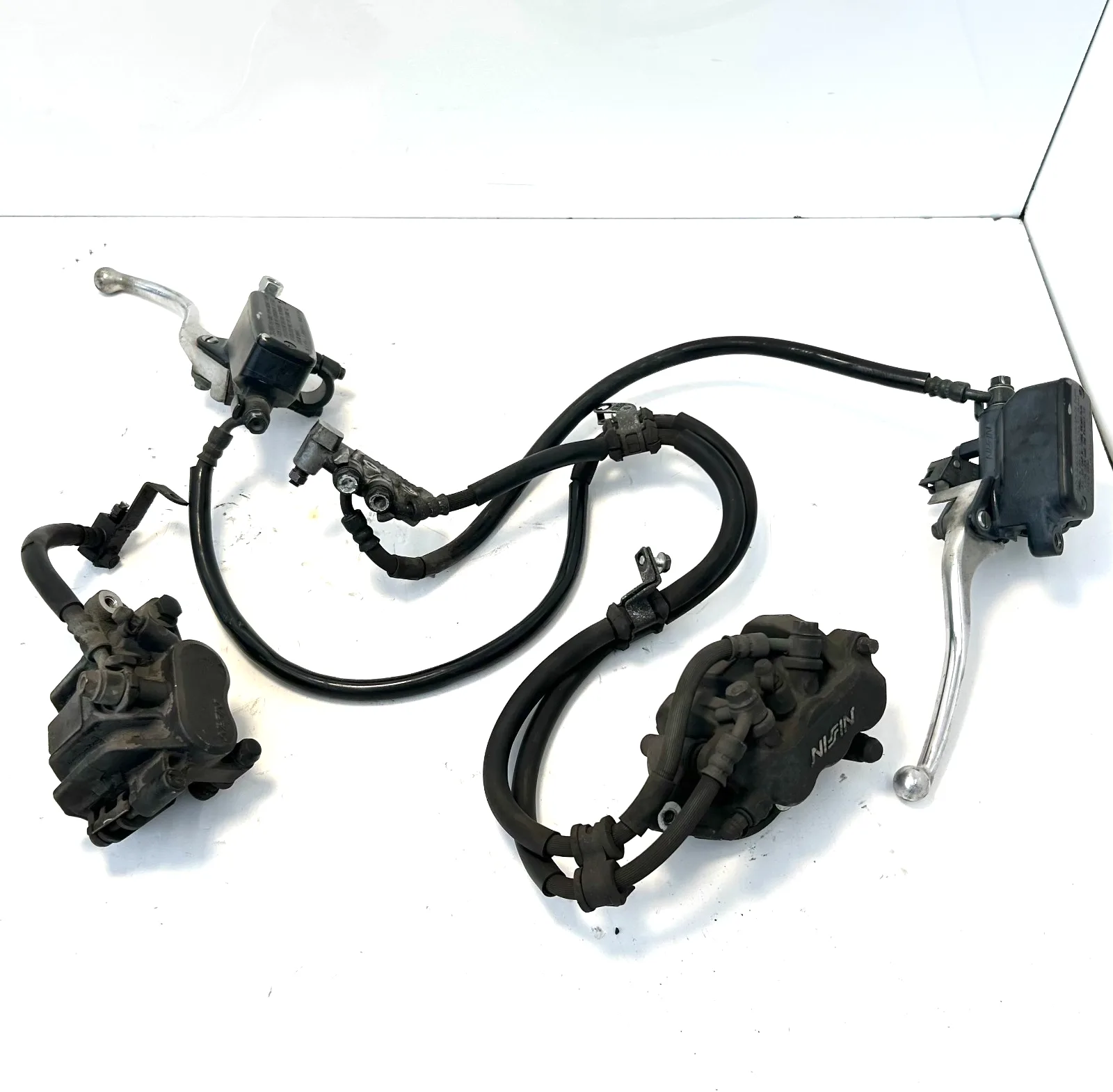 IMPIANTO FRENANTE ANTERIORE+POSTERIORE HONDA SW-T 400 (2009-2016) PINZA+POMPANTE