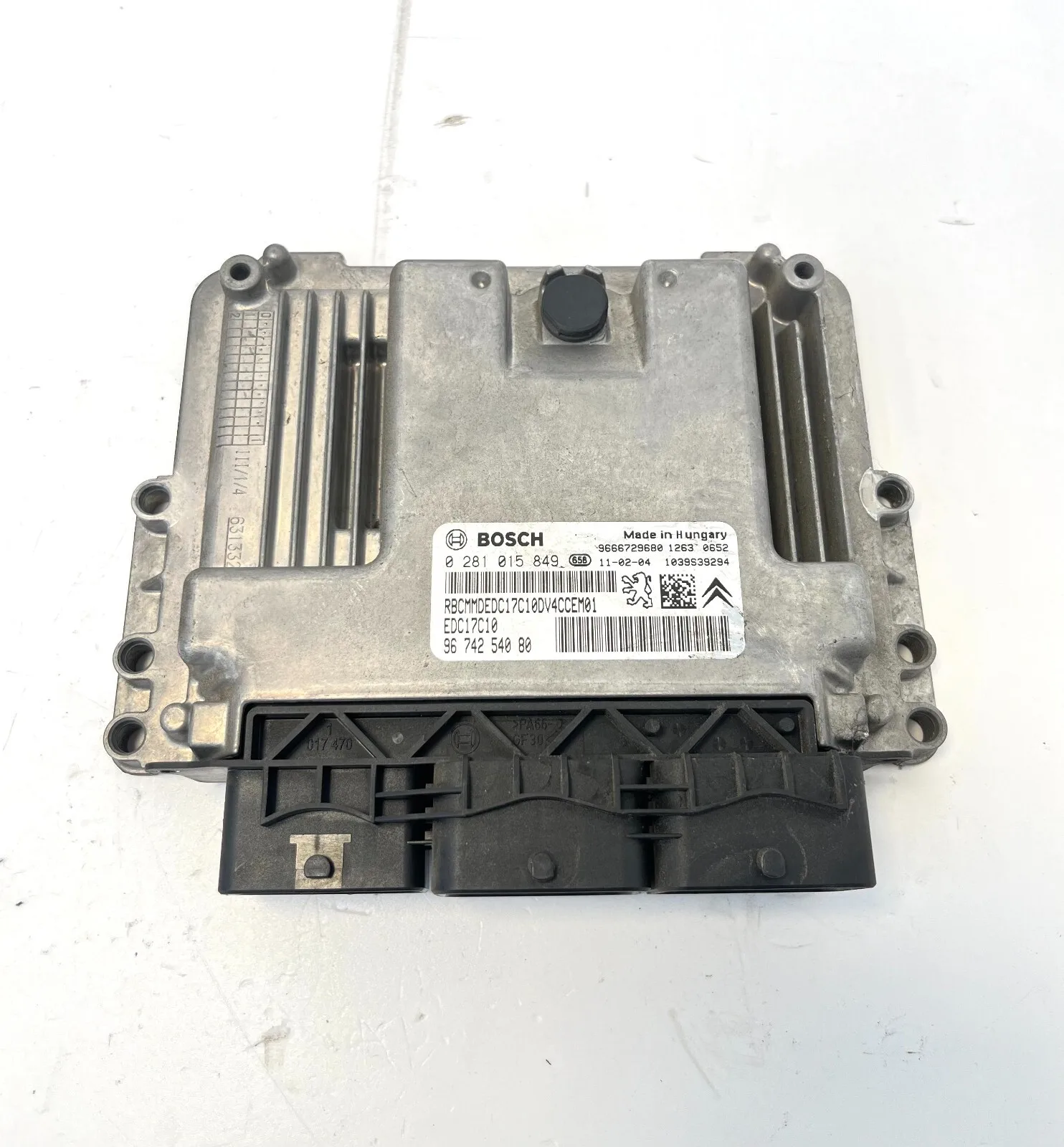 CENTRALINA MOTORE ECU CITROEN C3 2 SERIE - 9674254080 - 0281015849