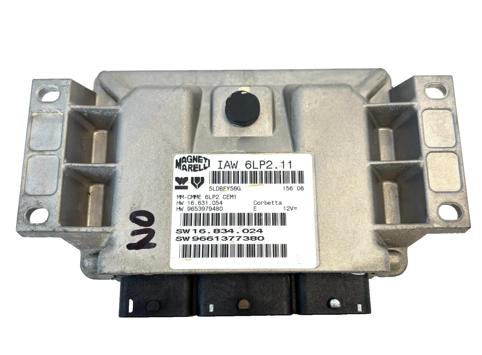 CENTRALINA MOTORE PEUGEOT 1007 (2005-2010) 1.4 BENZINA - IAW6LP2.11 HW9653979480