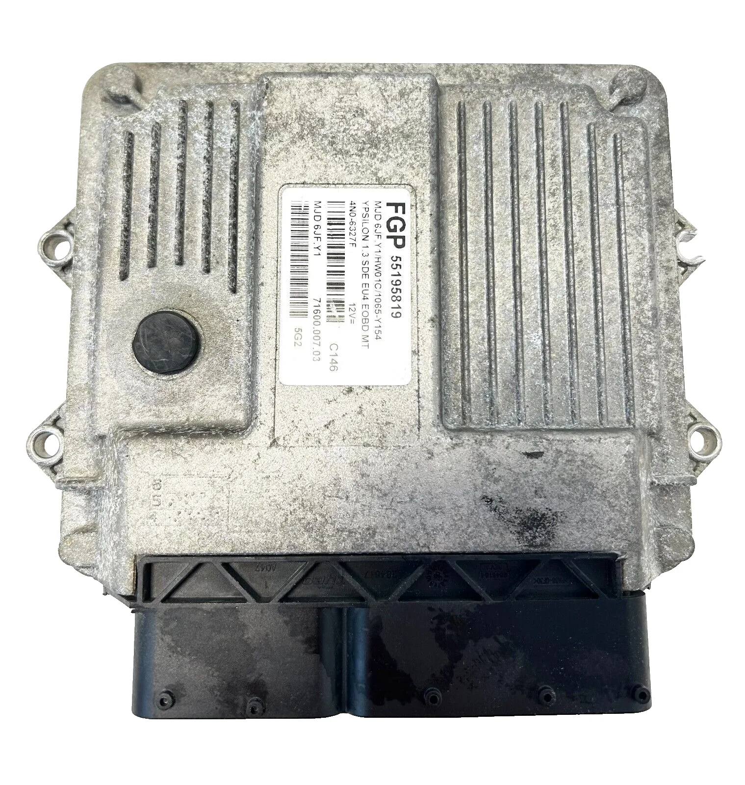 CENTRALINA MOTORE LANCIA YPSILON 1.3 MULTIJET (2003-2011) 55195819 - MJD 6JF.Y1