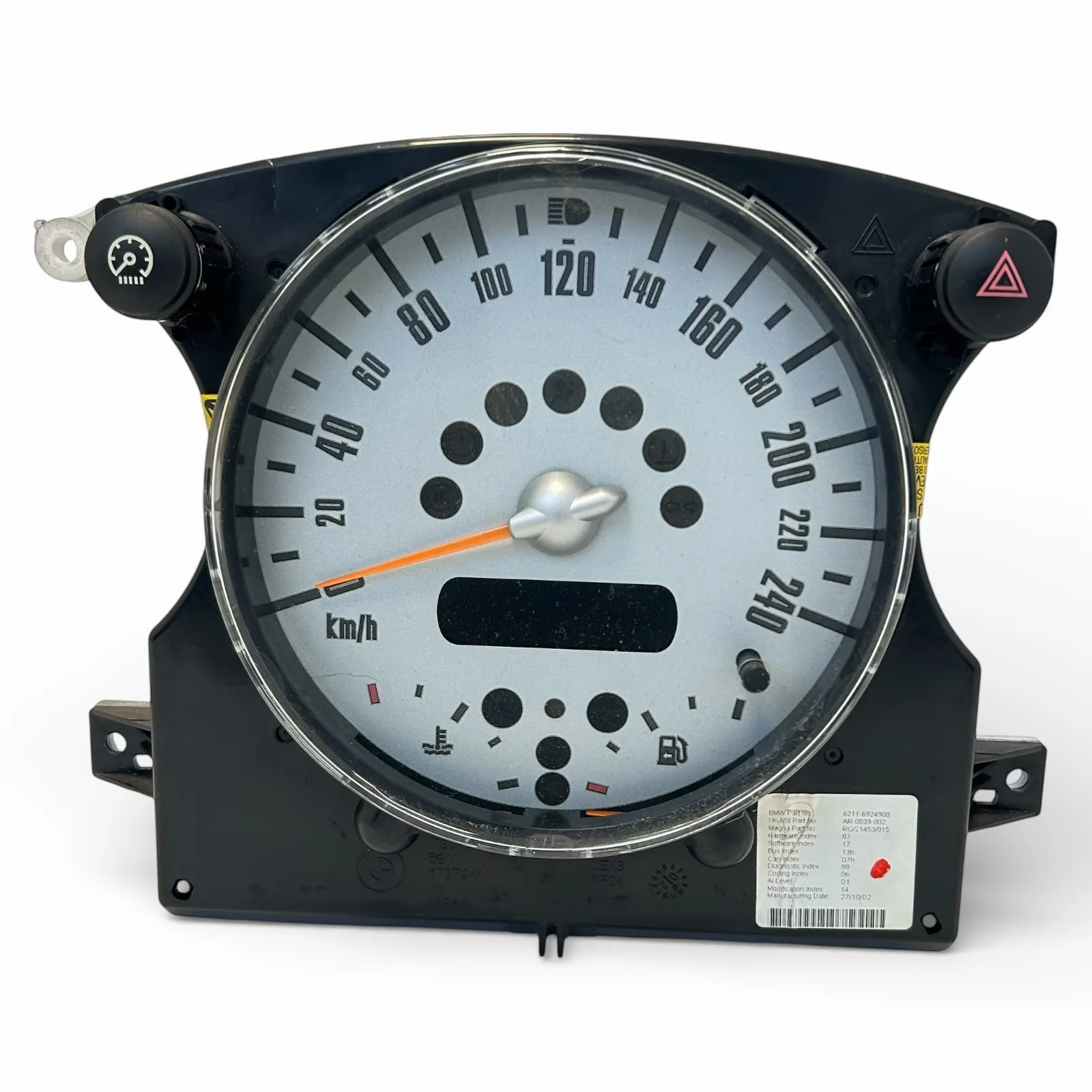 QUADRO STRUMENTI CONTACHILOMETRI MINI COOPER ONE 1.6 BENZINA (R50)(2001-2007)