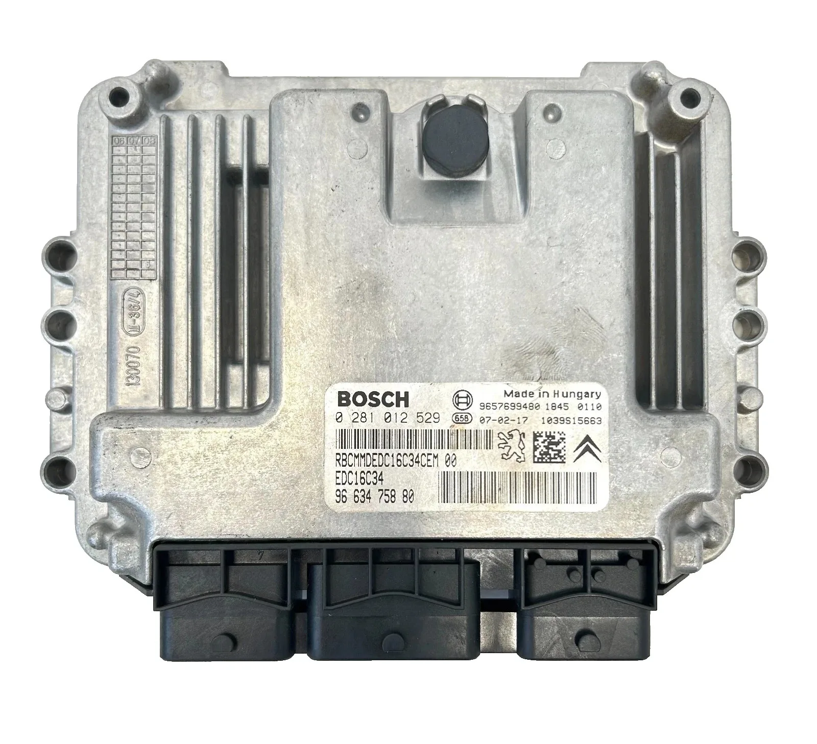 CENTRALINA MOTORE PEUGEOT 207 1.4 HDI (2006-2009) 9663475880 - 0281012529