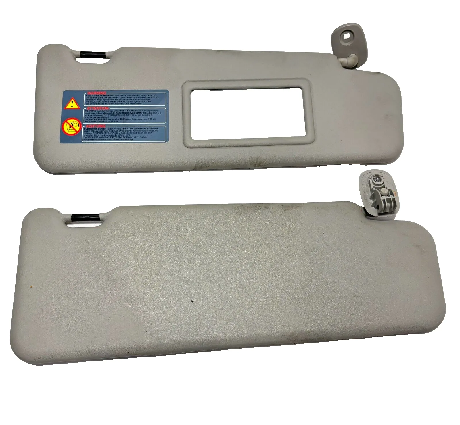 ALETTE PARASOLE DACIA LOGAN MCV (2008-2013) PANTINA DESTRA + SINISTRA