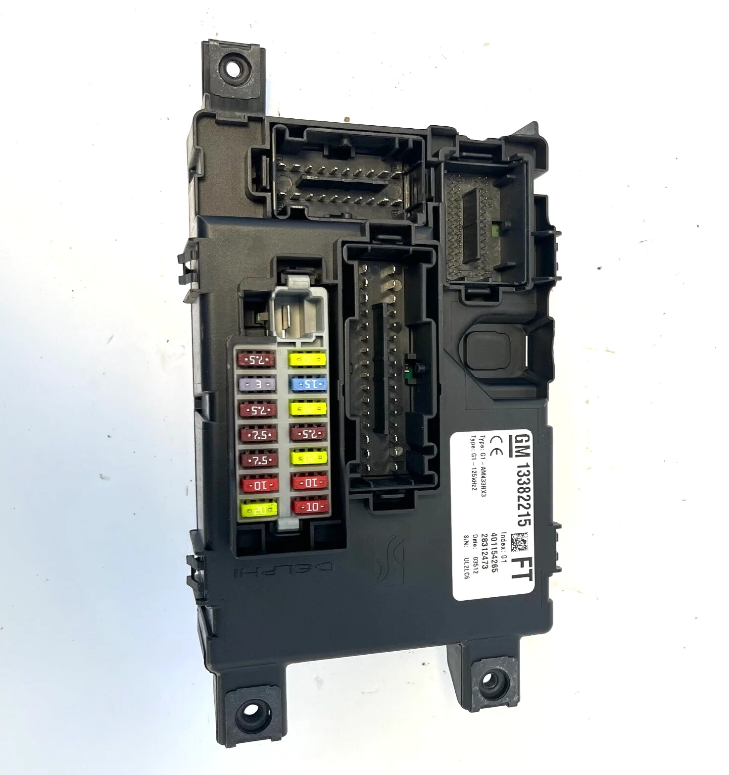 BODY COMPUTER OPEL CORSA D 1.2 BENZINA 86 CV (2006 - 2014) 13382215