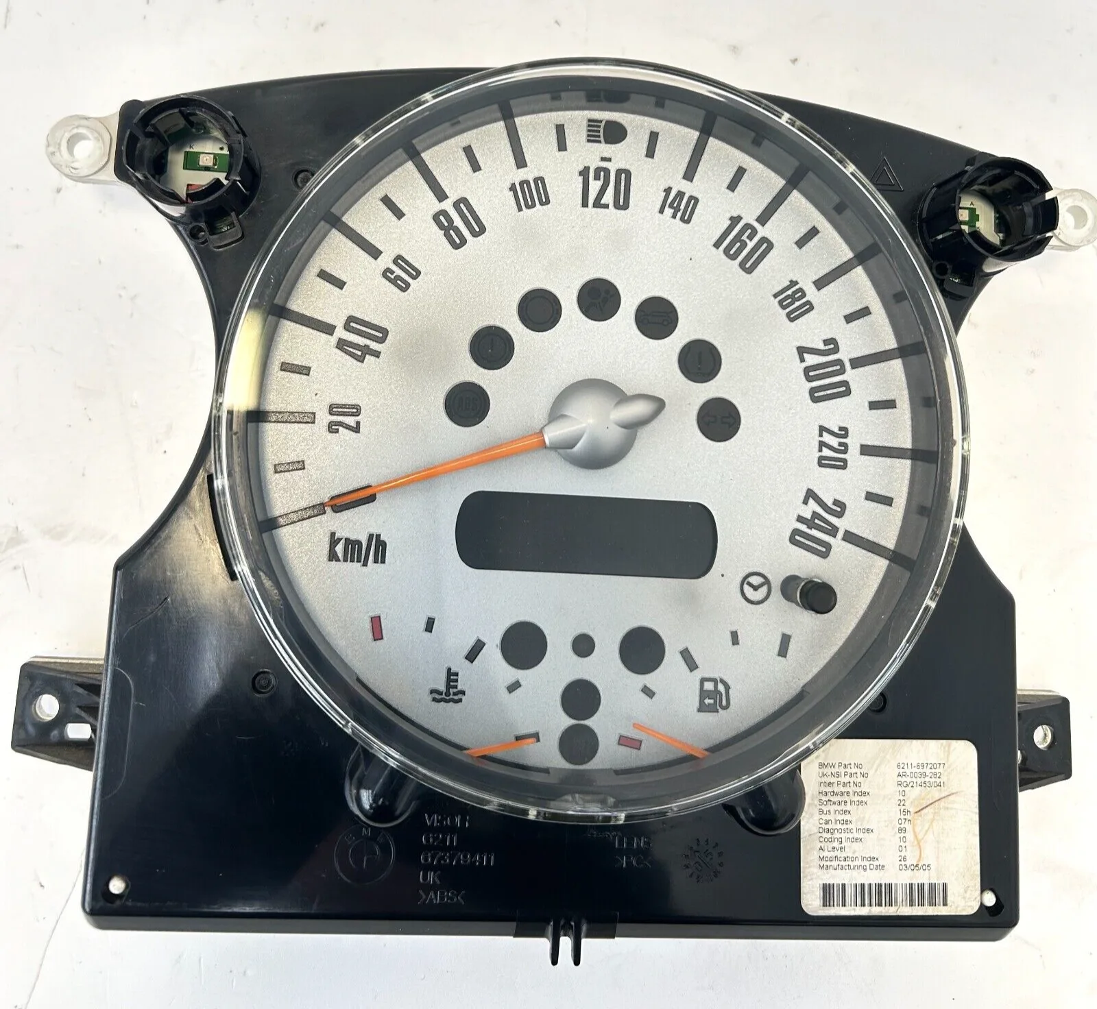 QUADRO STRUMENTI CONTACHILOMETRI MINI COOPER (R50)(2001 - 2006) 1.4 TDI 75 CV