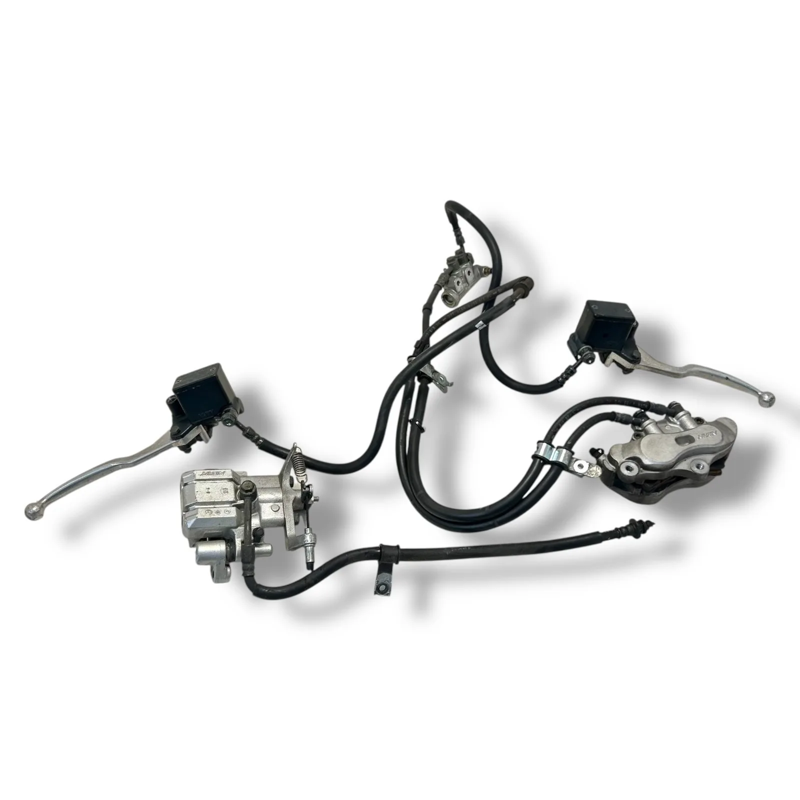 IMPIANTO FRENANTE ANTERIORE + POSTERIORE SUZUKI BURGMAN AN 400 (ANNO 2003)(K429)