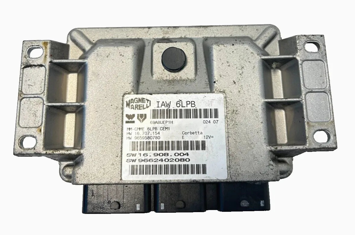 CENTRALINA MOTORE CITROEN PEUGEOT SW9662402080 - HW9659580780 - IAW6LPB