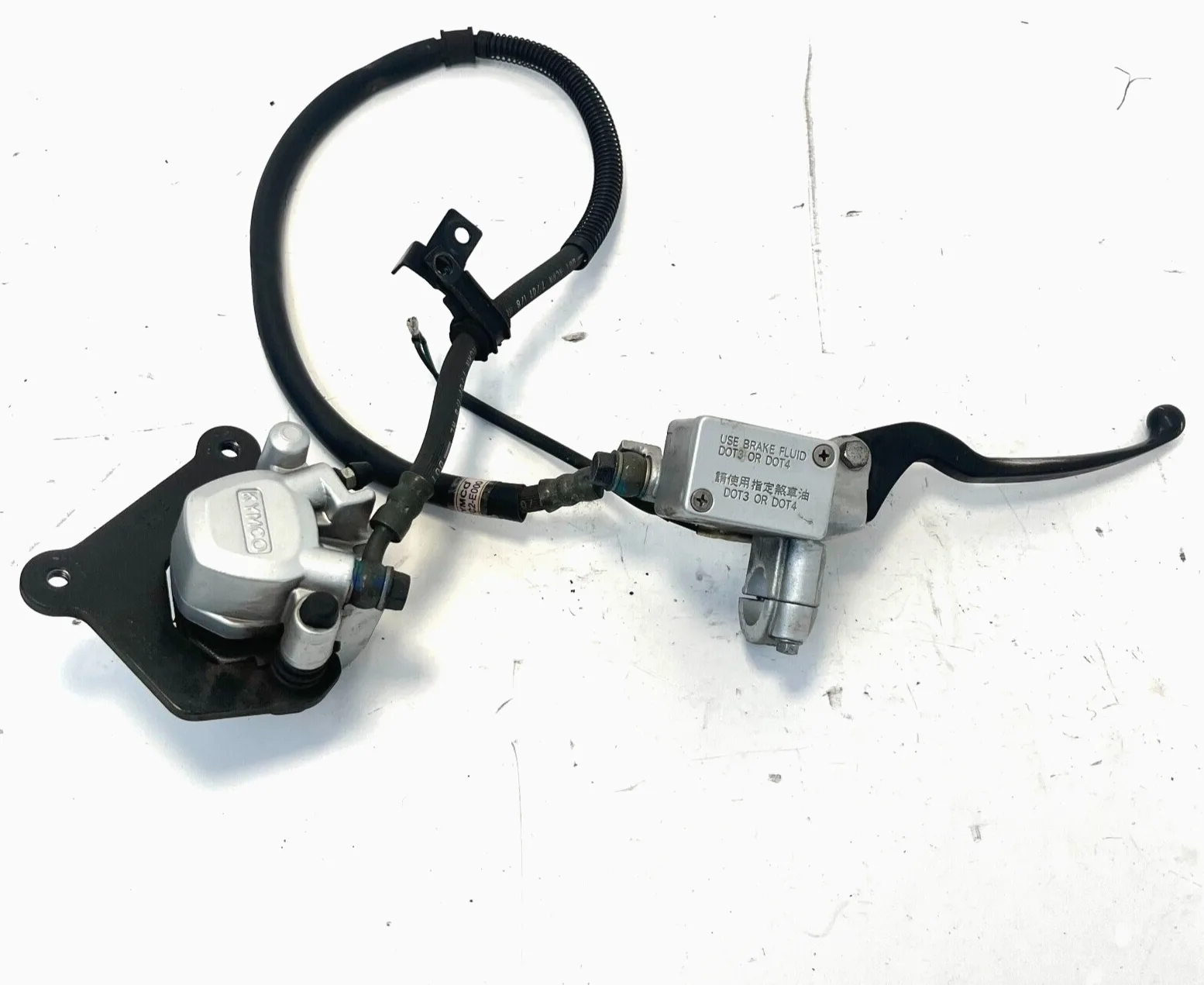 IMPIANTO FRENANTE ANTERIORE KYMCO AGILITY 150 R16 (2008-2013) PINZA POMPA FRENO