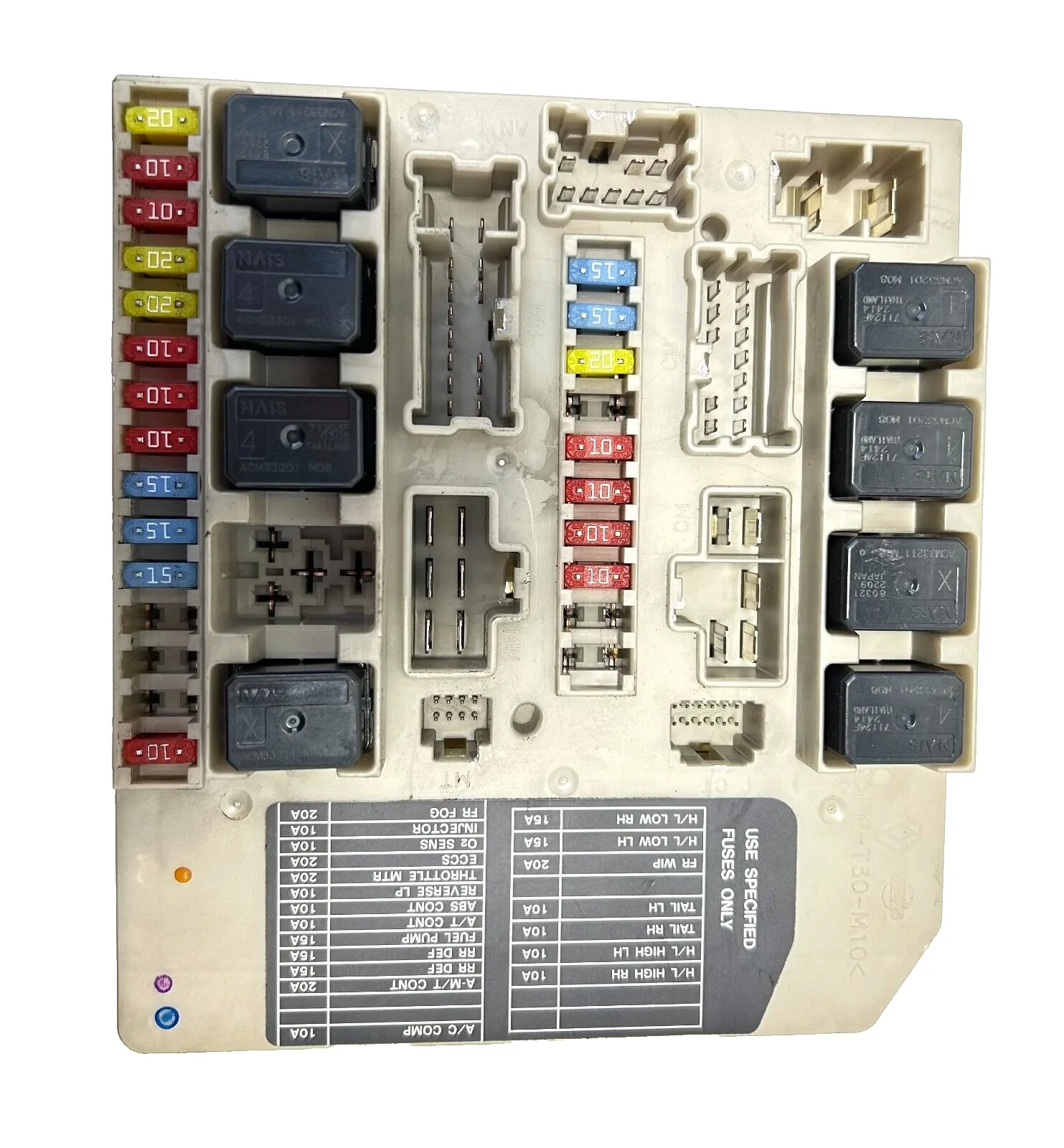 SCATOLA FUSIBILI NISSAN NOTE (2004-2008) 1.4 BENZINA - 284B7AX61A