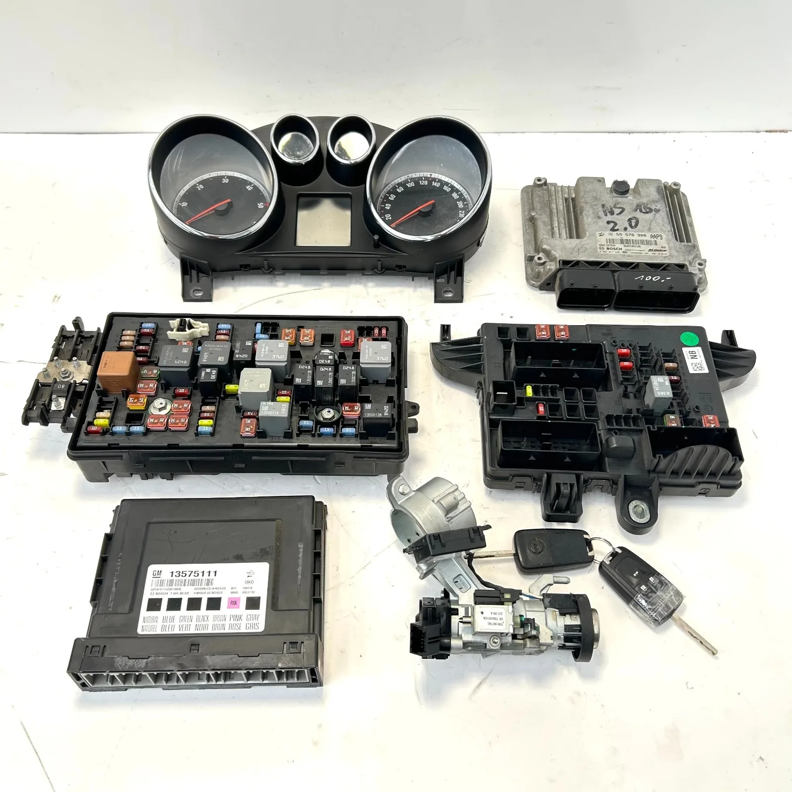 KIT CHIAVE OPEL INSIGNIA 2.0 CDTI (2008-2013) 55576906 - 0281017105