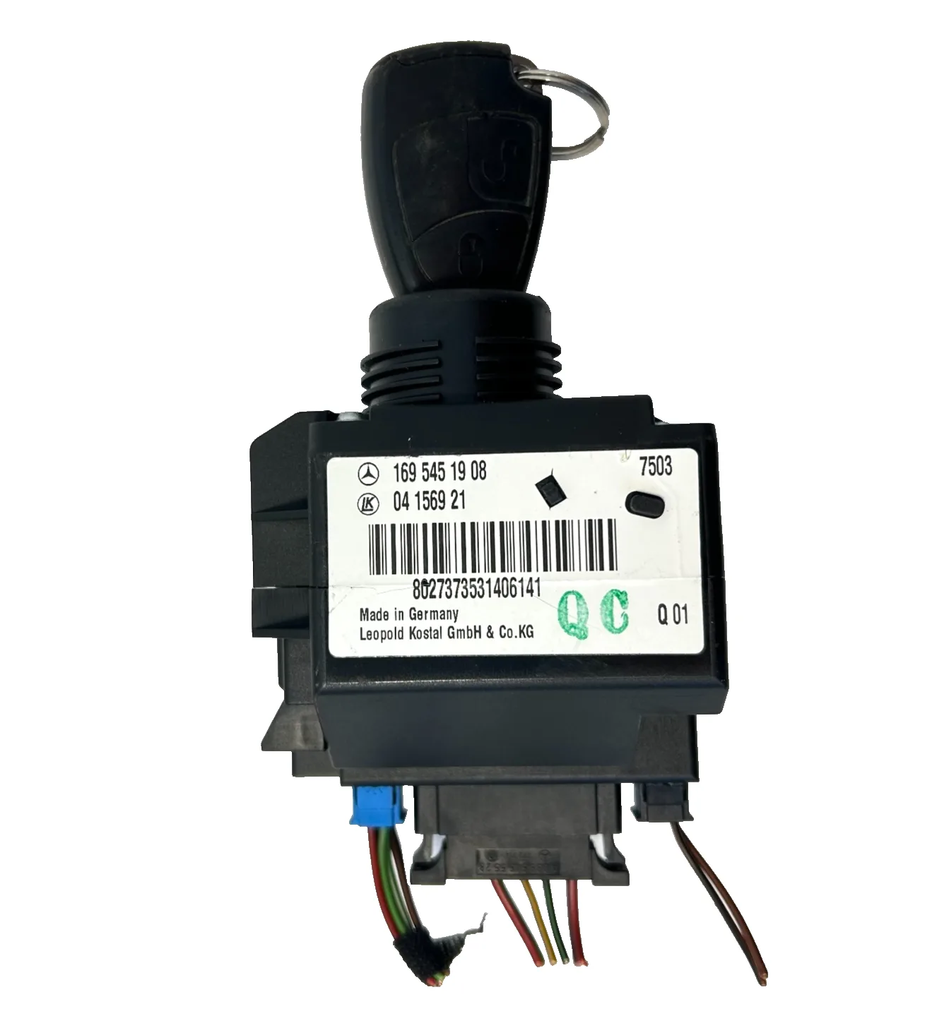 BLOCCHETTO ACCENSIONE MERCEDES CLASSE A (W169)(2004-2008) COMMUTATORE CHIAVE