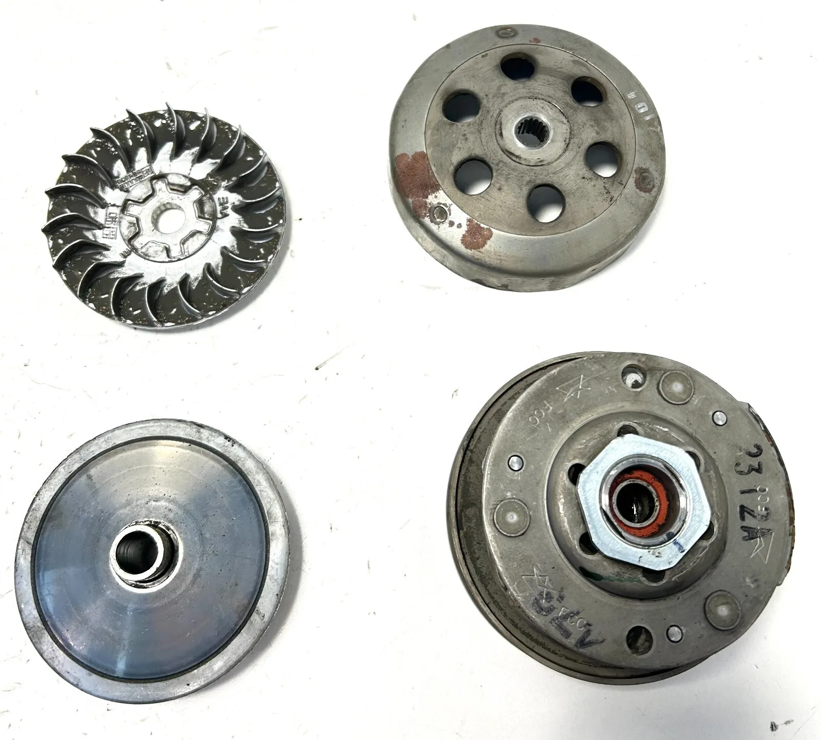 TRASMISSIONE YAMAHA JOG 50 (ANNO 2012) FRIZIONE + VARIATORE + CAMPANA