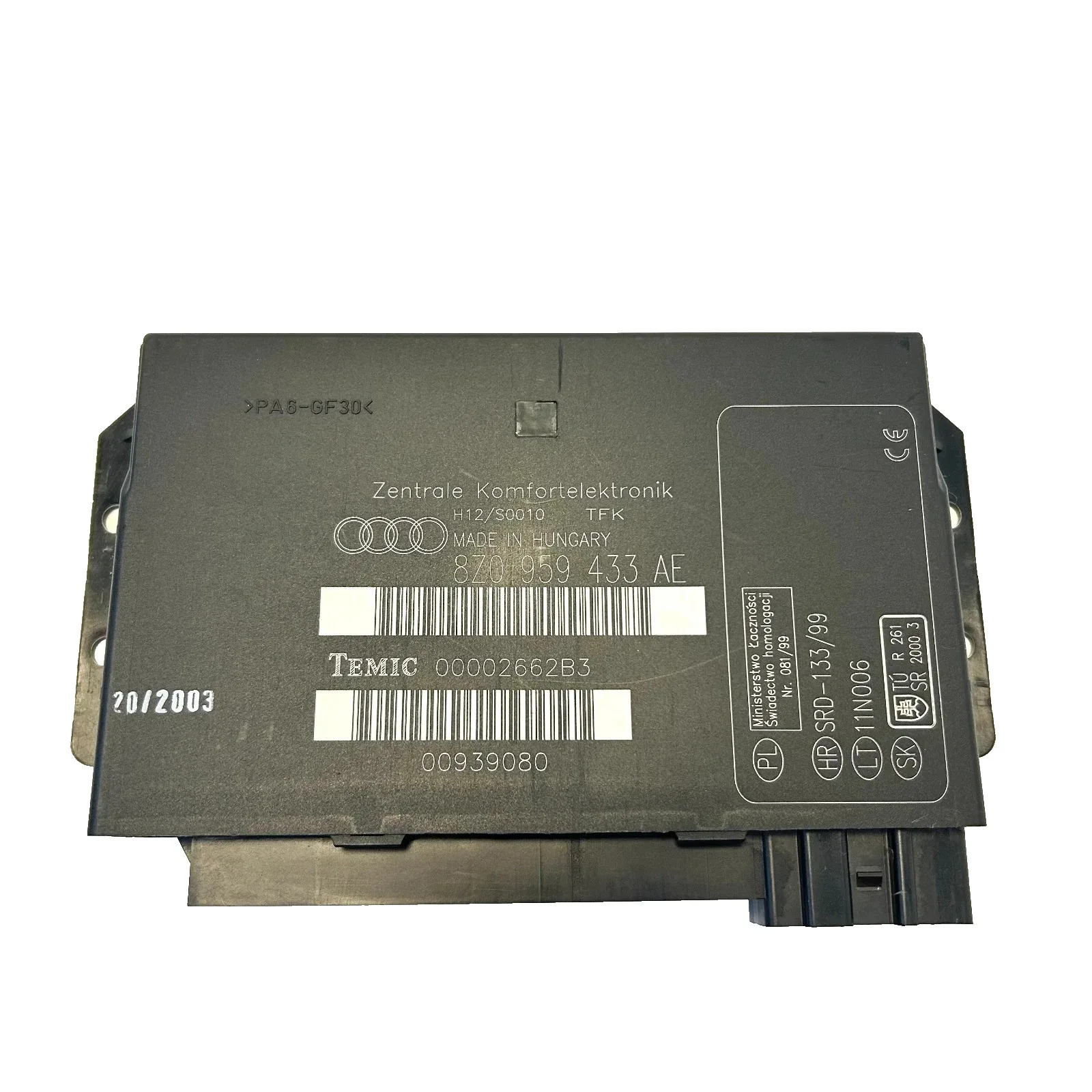 CENTRALINA COMFORT AUDI A2 1.4 TDI (2000-2005) 8Z0959433AE