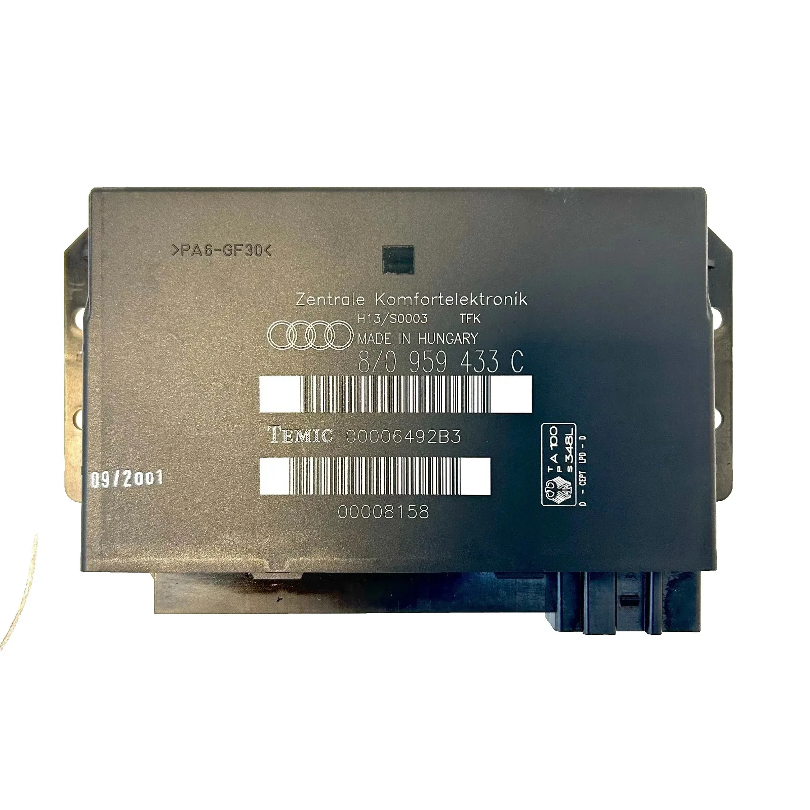 CENTRALINA COMFORT AUDI A2 1.4 TDI 75 CV (2000-2005) 8Z0959433C