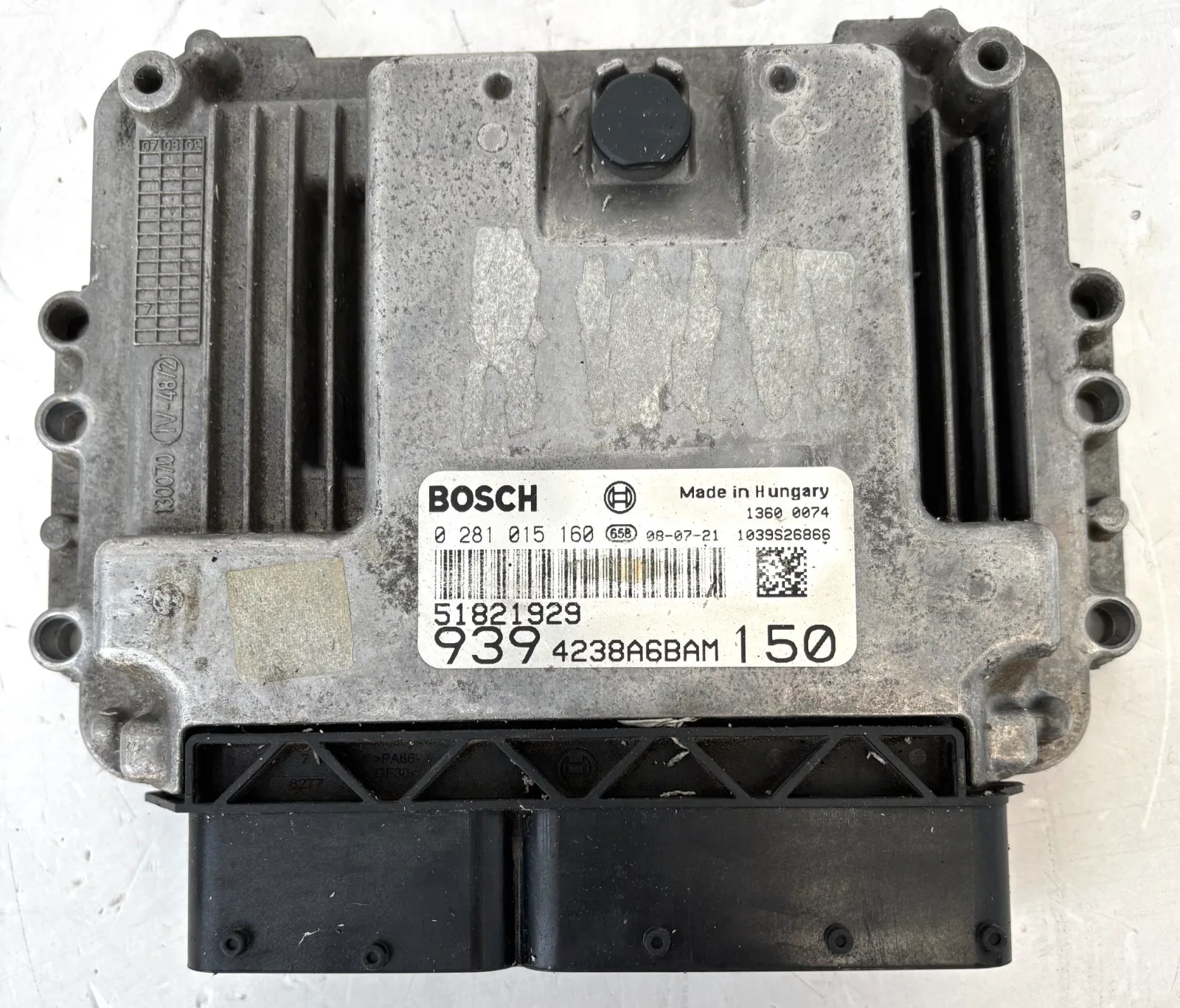 CENTRALINA MOTORE ALFA ROMEO 159 1.9 JTDM (2005-2011) 51821929 - 0281015160