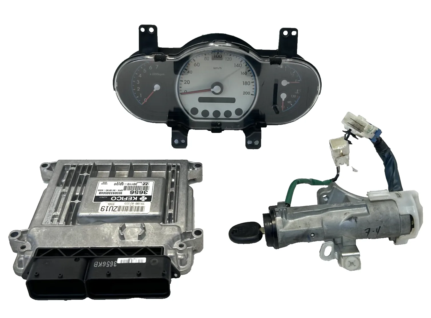 KIT CENTRALINA MOTORE HYUNDAI i10 1 SERIE 1.1 BENZINA (2007-2013) 39110-02ID0