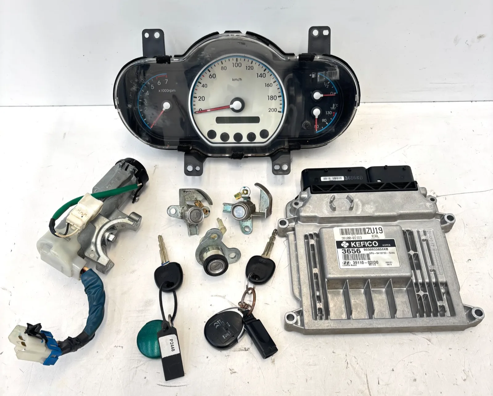 KIT CENTRALINA MOTORE HYUNDAI i10 1 SERIE 1.1 BENZINA (2007-2013) 39110-02ID0