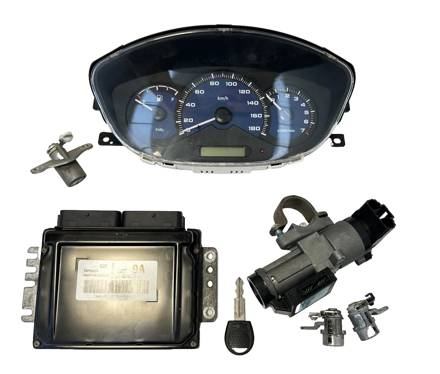 KIT CENTRALINA MOTORE CHEVROLET MATIZ 0.8 B (2005-2010) ACCENSIONE - 96801800