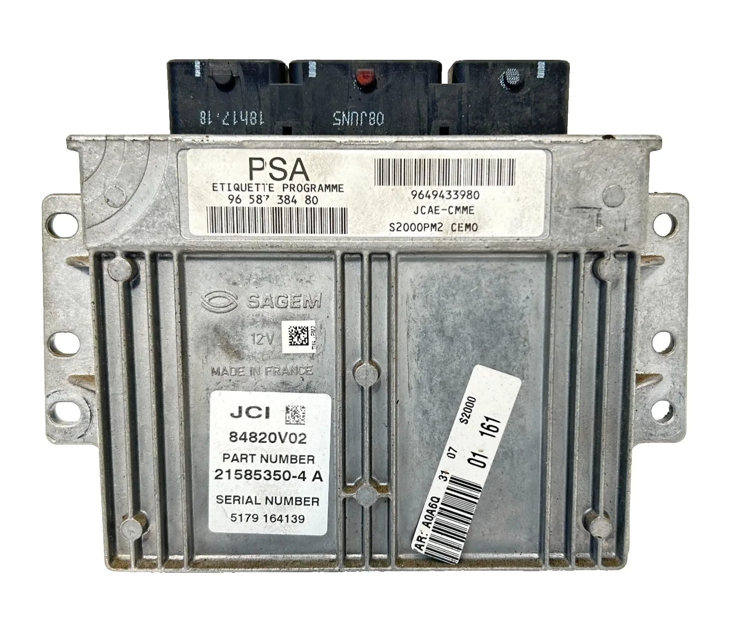 CENTRALINA MOTORE PEUGEOT 1007 (2005-2010) 1.4 BENZINA - 9649433980