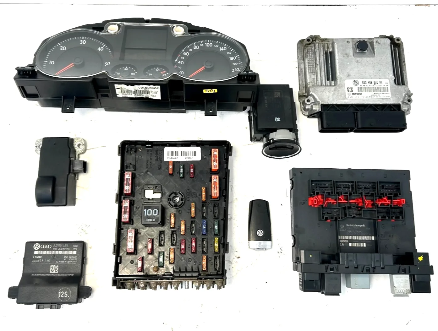 KIT CHIAVE VOLKSWAGEN PASSAT 2.0 TDI (2005-2010) 03G906021NK