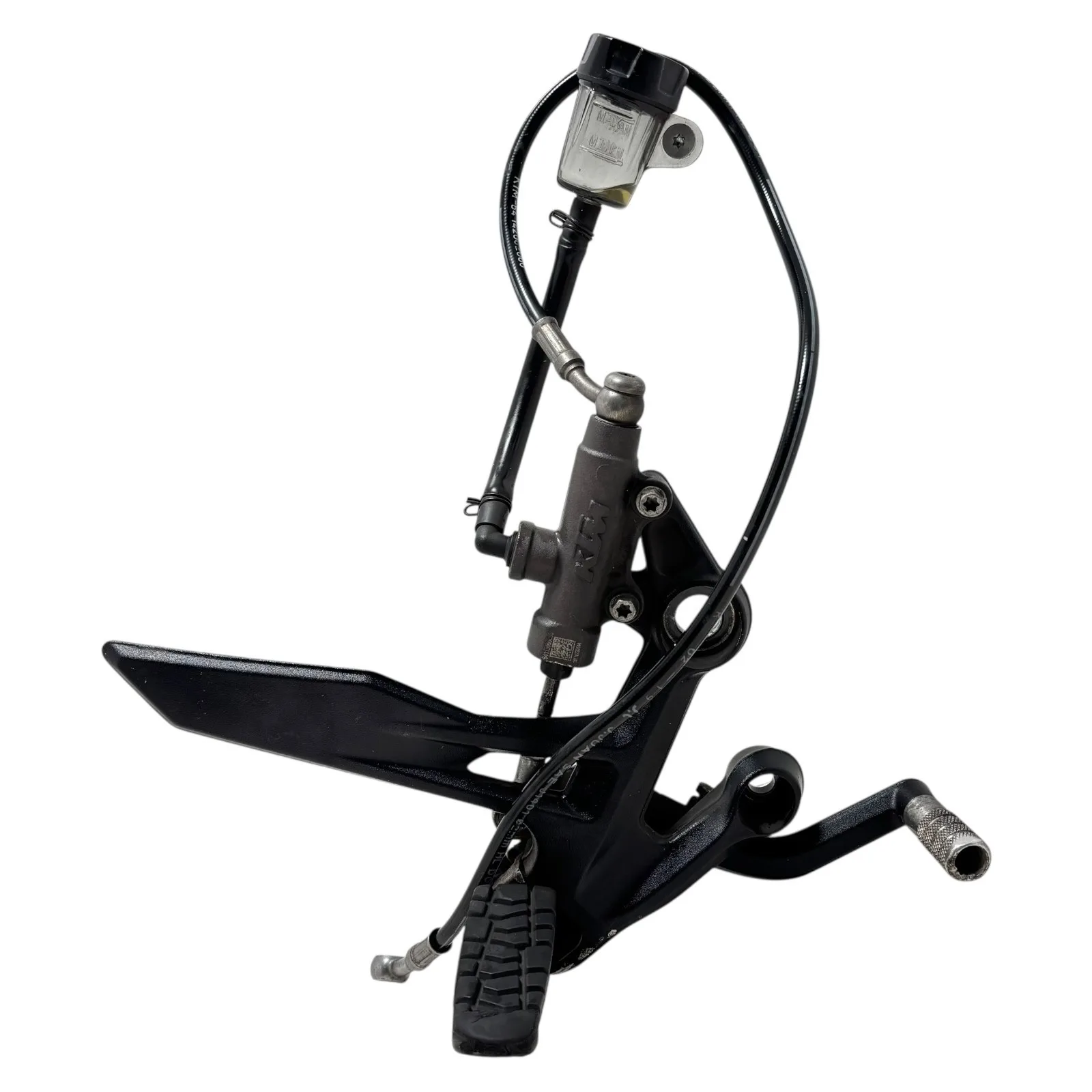 PEDANA DESTRA + POMPANTE E LEVA MARCE KTM DUKE 790 (77 KW)(2018-2020)(9-635)