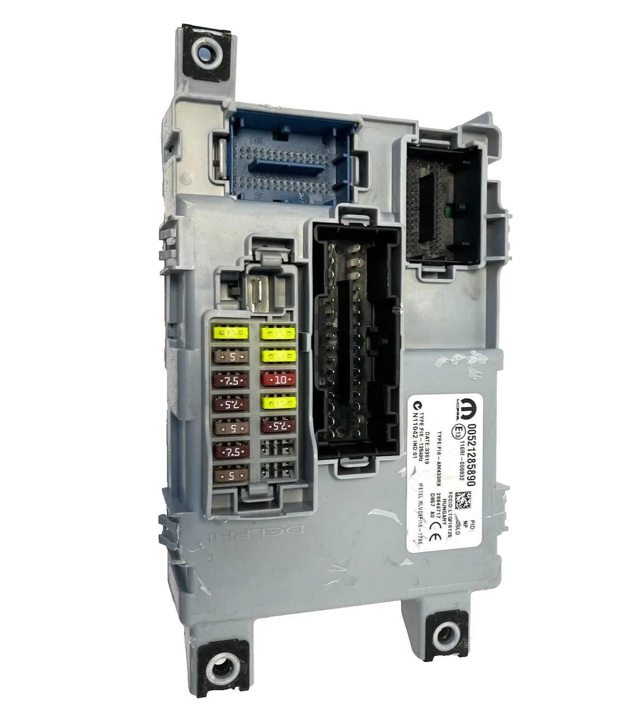 BODY COMPUTER FIAT PANDA 3 SERIE (312) 1.2 BENZINA 69 CV - 00521285890