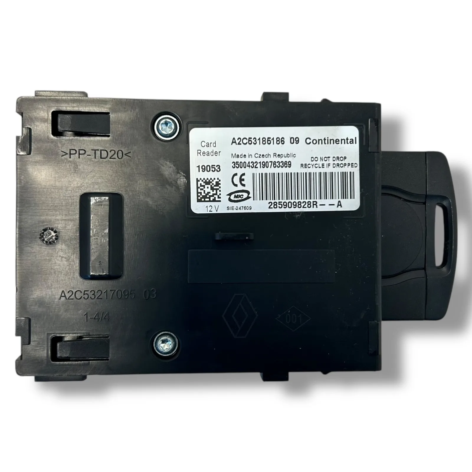 LETTORE CHIAVE RENAULT ZOE R110 (52 KW)(2013-2019) 285909828R