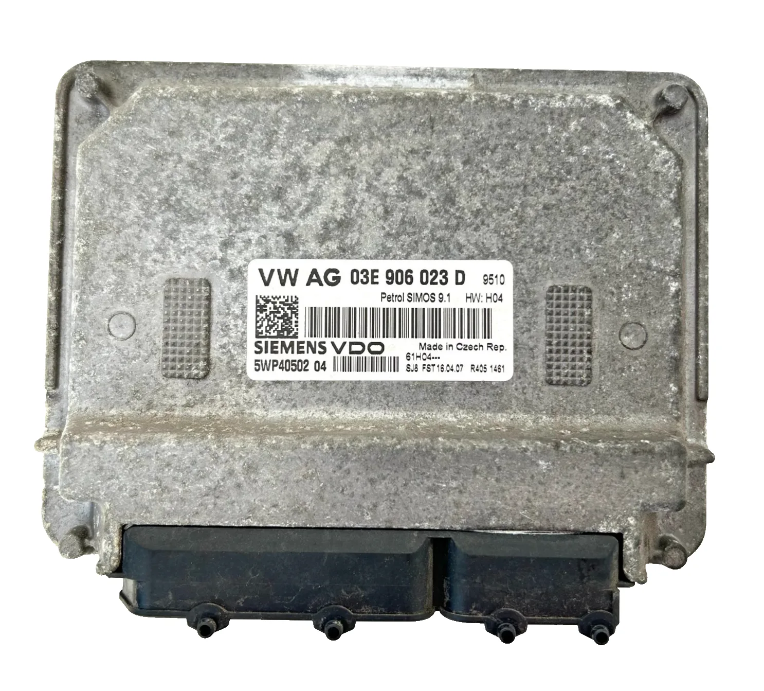 CENTRALINA MOTORE VOLKSWAGEN POLO (9N)(2005-2009) 1.2 BENZINA - 03E906023D