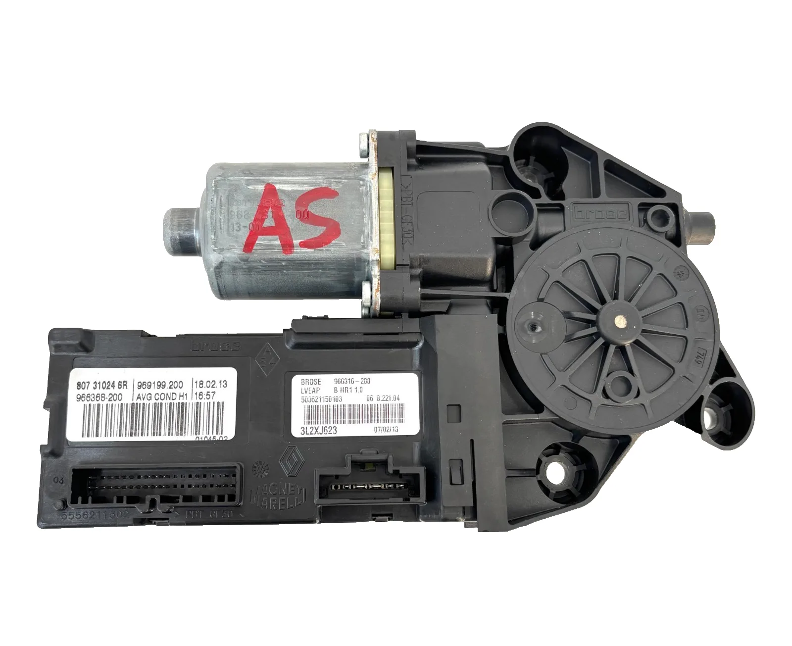 MOTORINO ALZACRISTALLO ANTERIORE SINISTRO RENAULT MEGANE 3 SERIE (2009-2015)