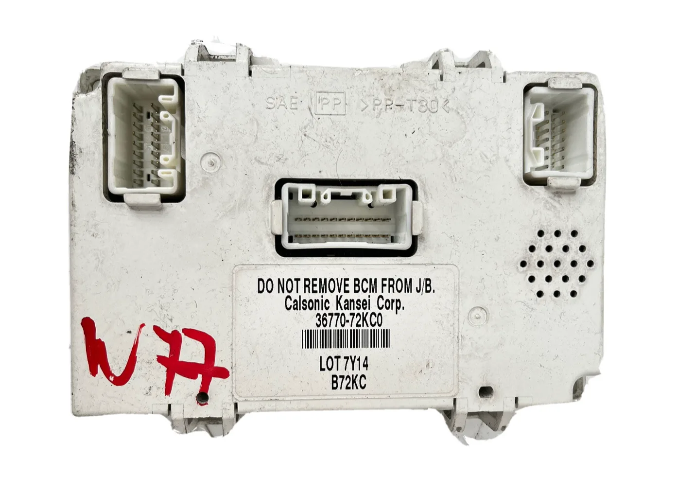 CENTRALINA BODY COMPUTER SUZUKI SWIFT 4 SERIE (2004 - 2010) 36770-72KC0