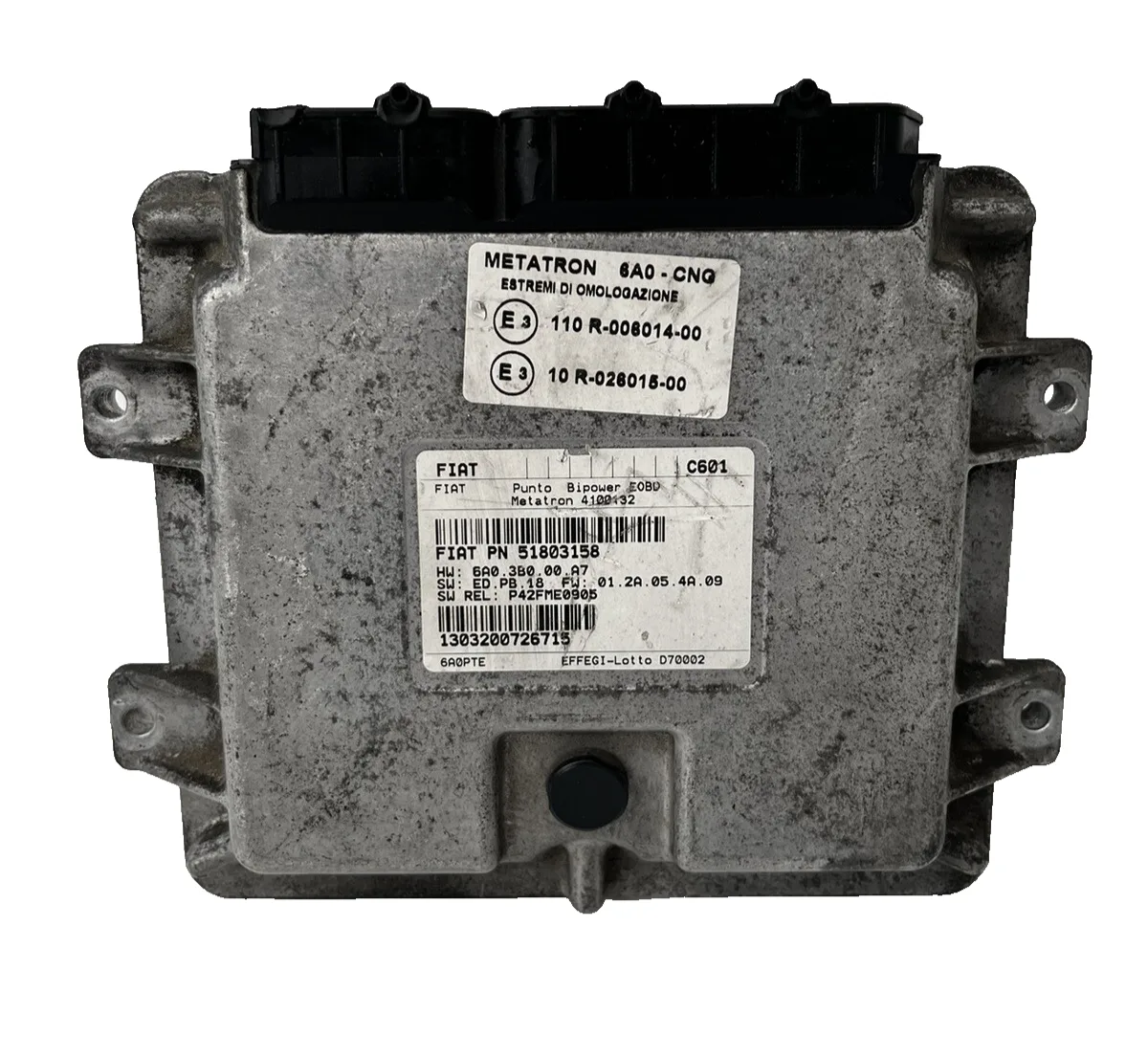 CENTRALINA MOTORE FIAT PUNTO BIPOWER - 51803158