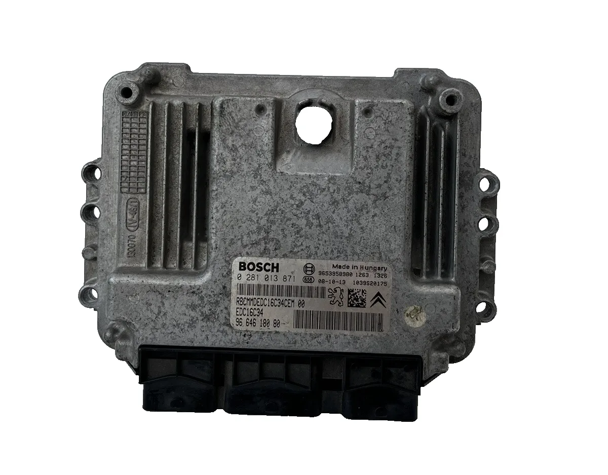 CENTRALINA MOTORE ECU PARTNER BERLINGO C4 / 9664618080 / 0281013871 - EDC16C34