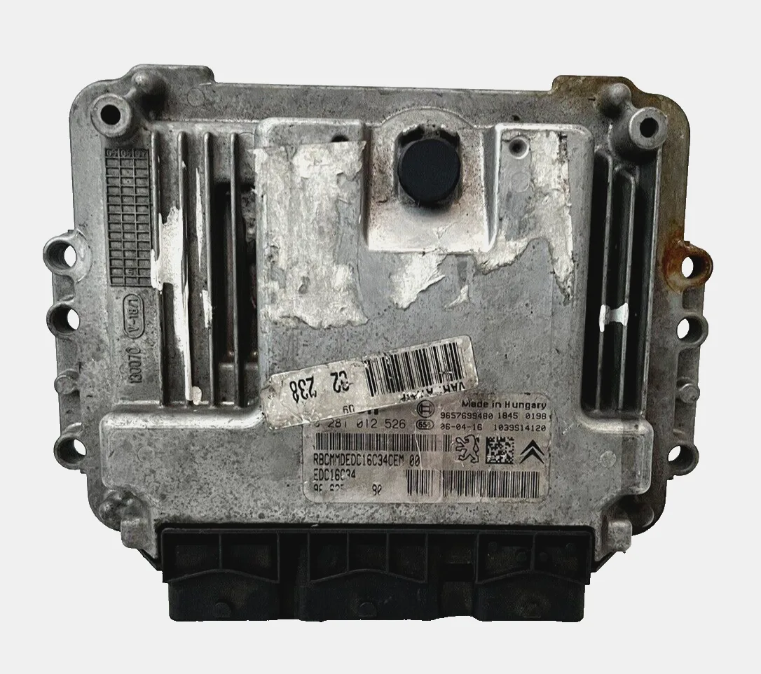CENTRALINA MOTORE PEUGEOT 207 1.4 HDI (2006-2009) 9661728680 - 0281012526