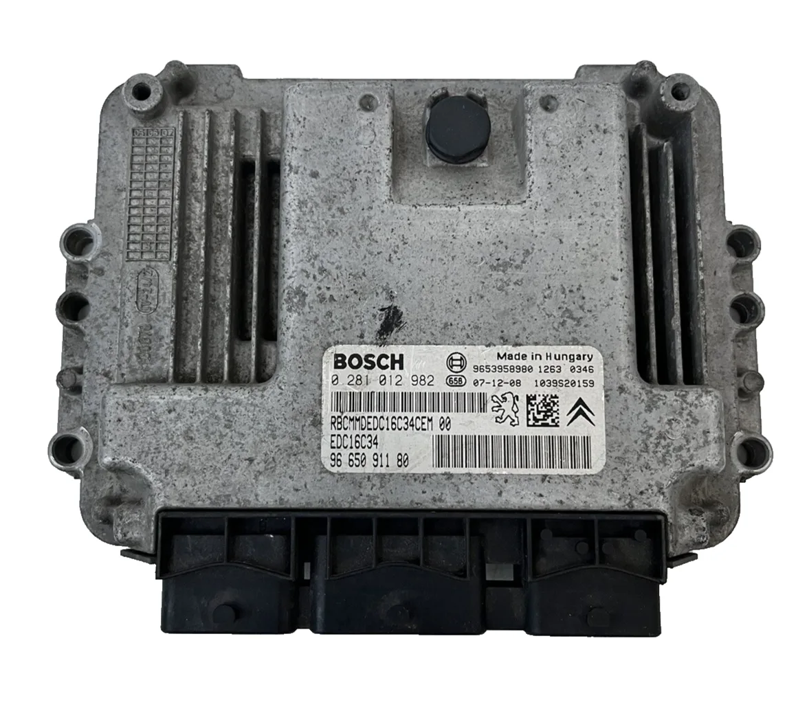 CENTRALINA MOTORE ECU CITROEN JUMPY / FIAT SCUDO (2007) 9665091180 / 0281012982